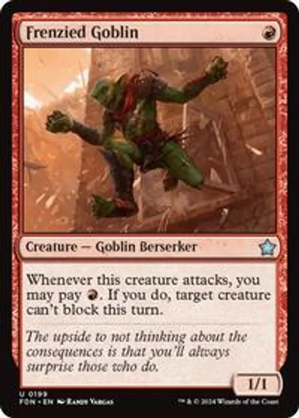 (image for) Frenzied Goblin (Foil)