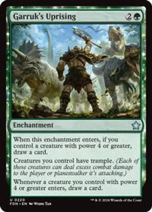 (image for) Garruk's Uprising (Foil)
