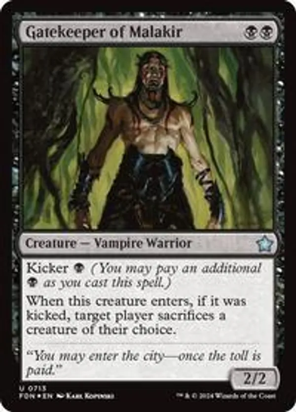 (image for) Gatekeeper of Malakir (Foil)