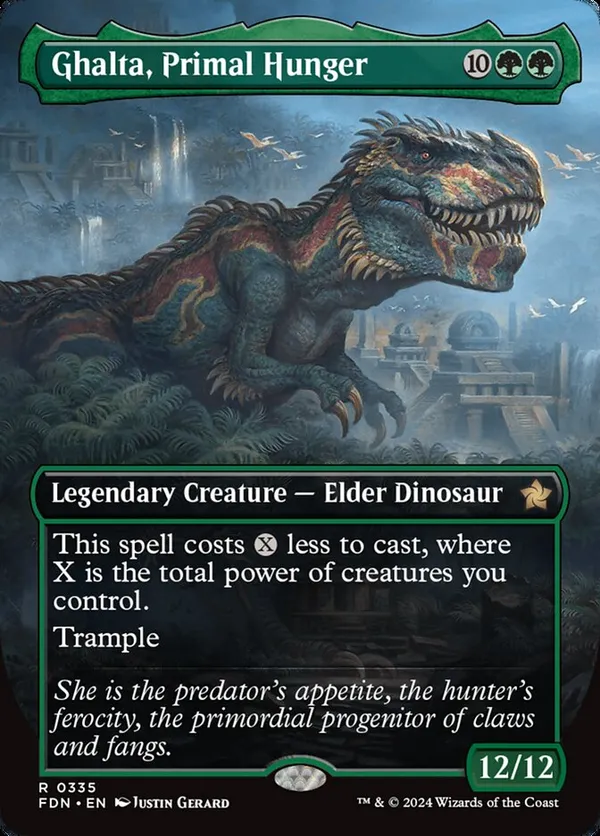 (image for) Ghalta, Primal Hunger (Borderless) (Foil)