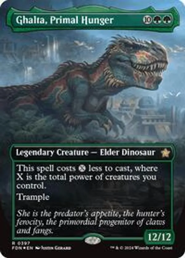 (image for) Ghalta, Primal Hunger (Borderless) (Foil)