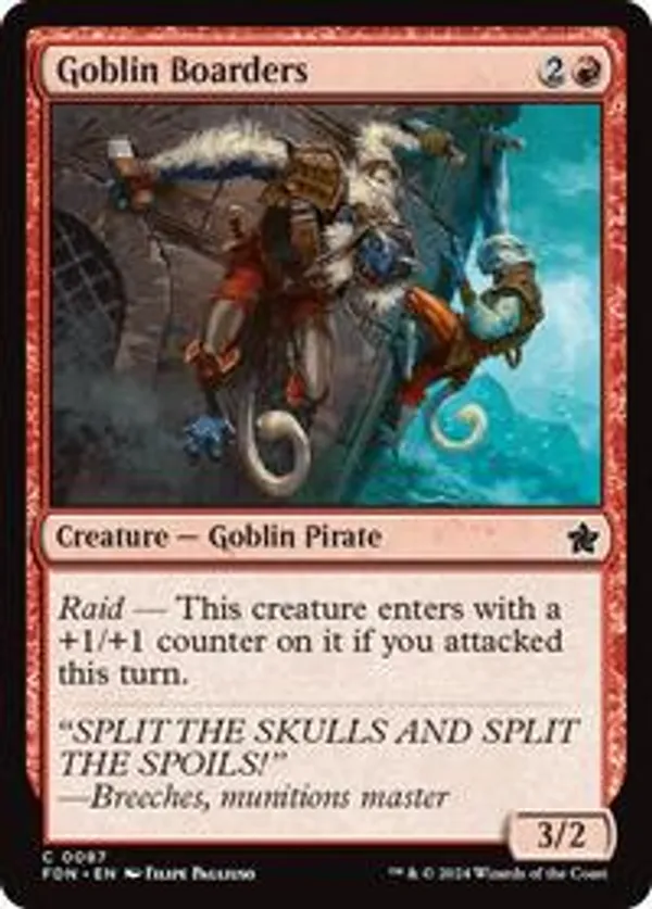 (image for) Goblin Boarders (Foil)