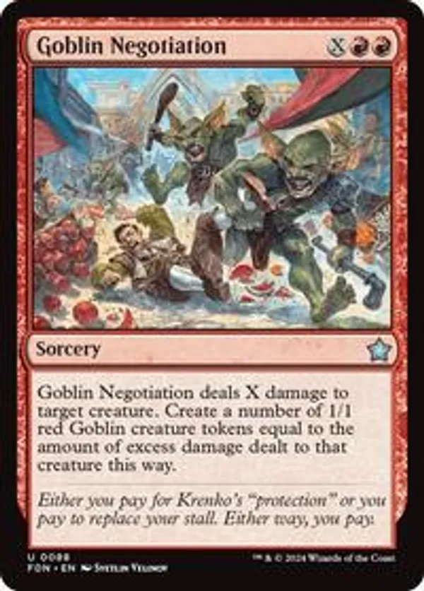 (image for) Goblin Negotiation (Foil)