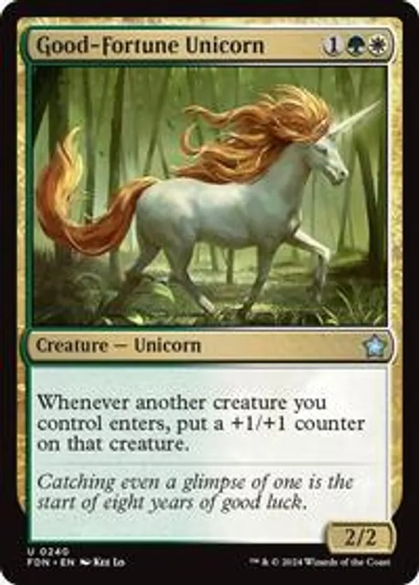 (image for) Good-Fortune Unicorn (Foil)