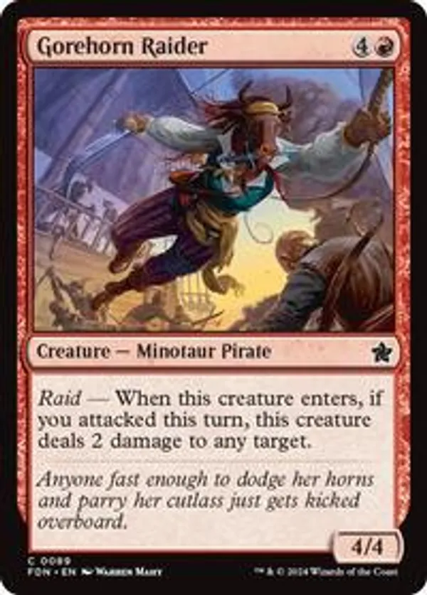 (image for) Gorehorn Raider (Foil)
