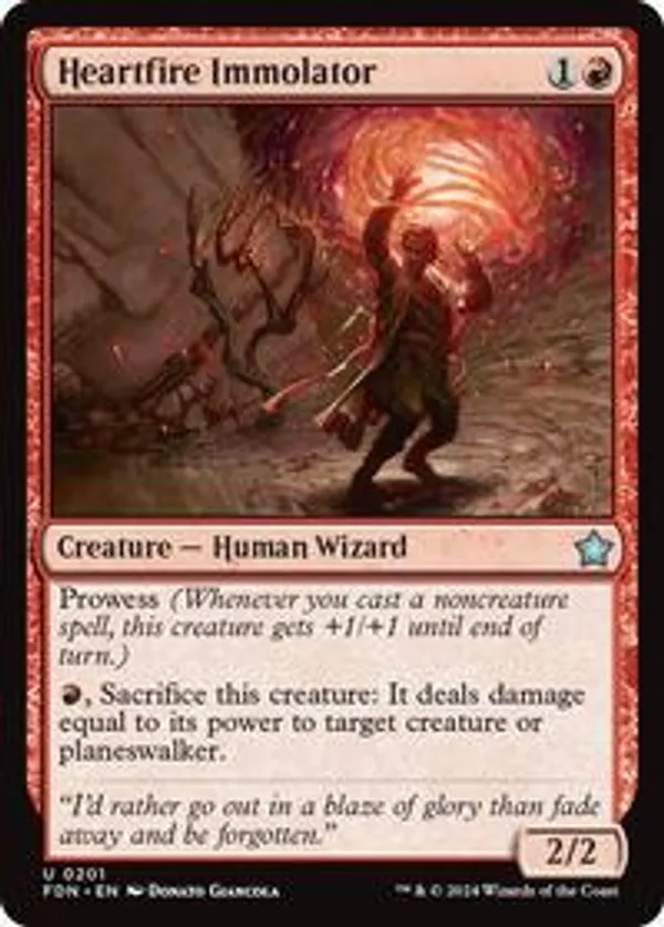 (image for) Heartfire Immolator (Foil)
