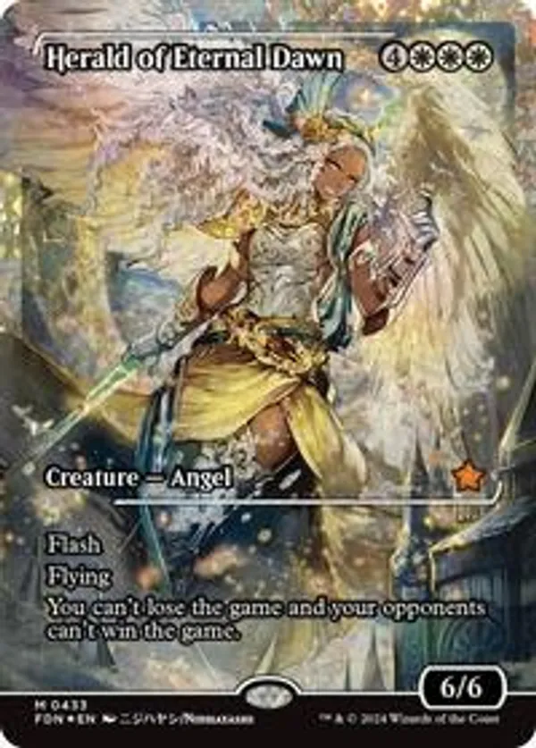 (image for) Herald of Eternal Dawn (Showcase) (Fracture Foil) (Foil)