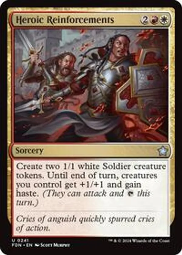 (image for) Heroic Reinforcements (Foil)