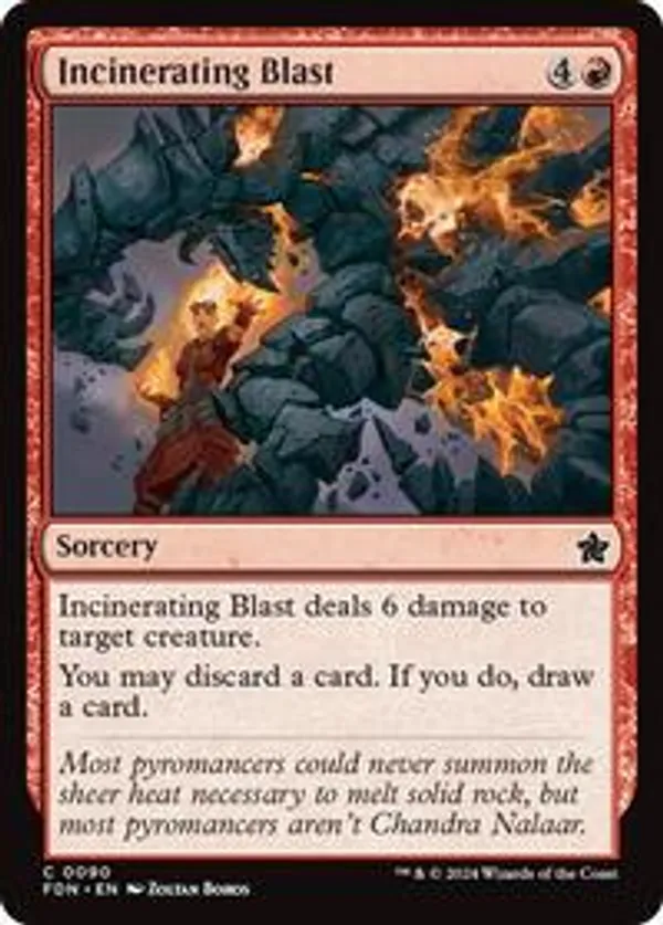 (image for) Incinerating Blast (Foil)