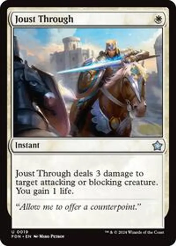 (image for) Joust Through (Foil)