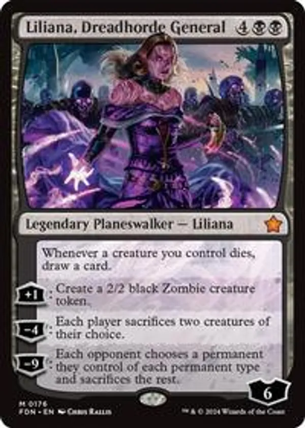 (image for) Liliana, Dreadhorde General (Foil)