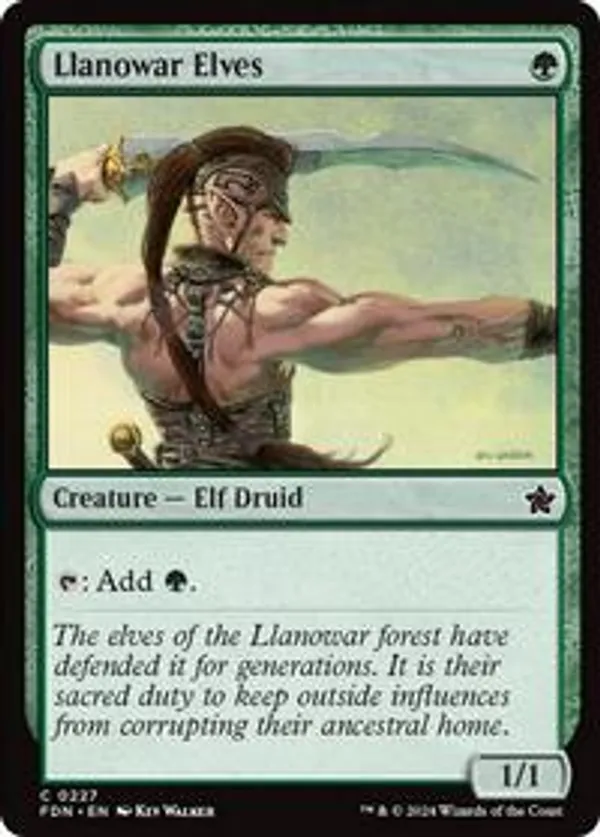 (image for) Llanowar Elves (Foil)
