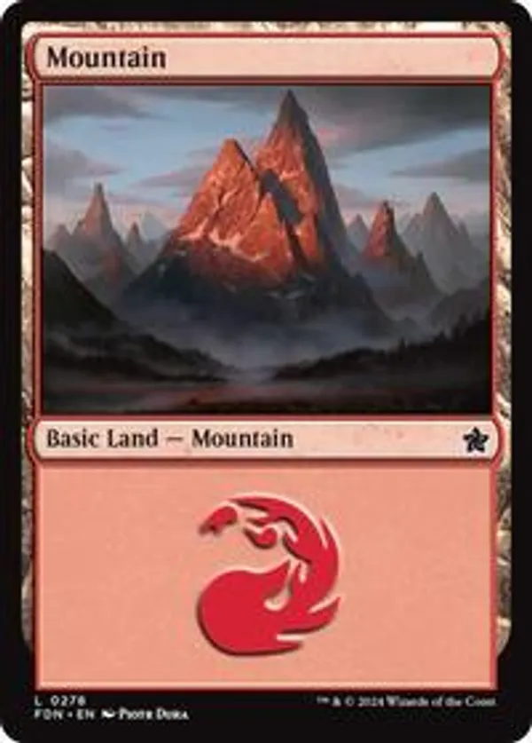 (image for) Mountain (0278) (Foil)