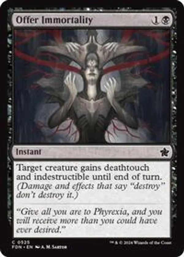 (image for) Offer Immortality (Foil)