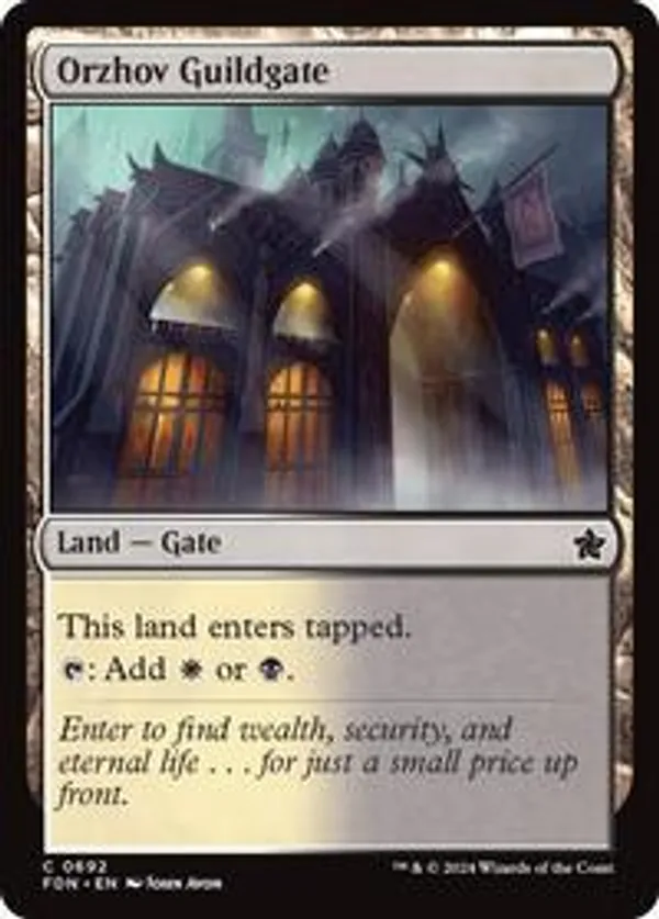 (image for) Orzhov Guildgate (Foil)