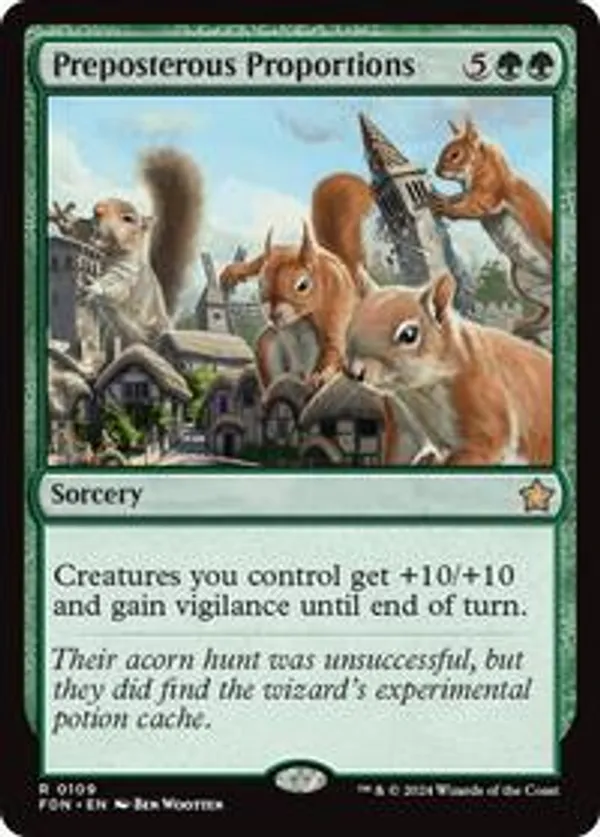 (image for) Preposterous Proportions (Foil)