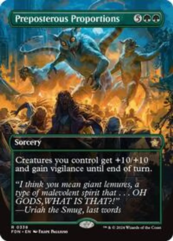 (image for) Preposterous Proportions (Foil)