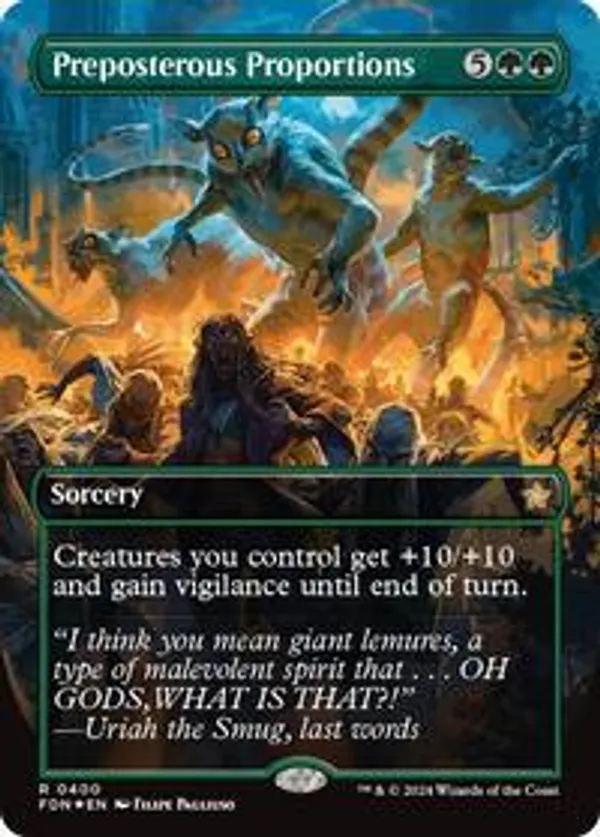 (image for) Preposterous Proportions (Foil)