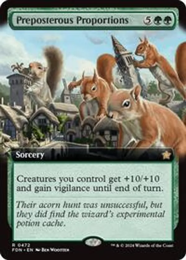(image for) Preposterous Proportions (Foil)