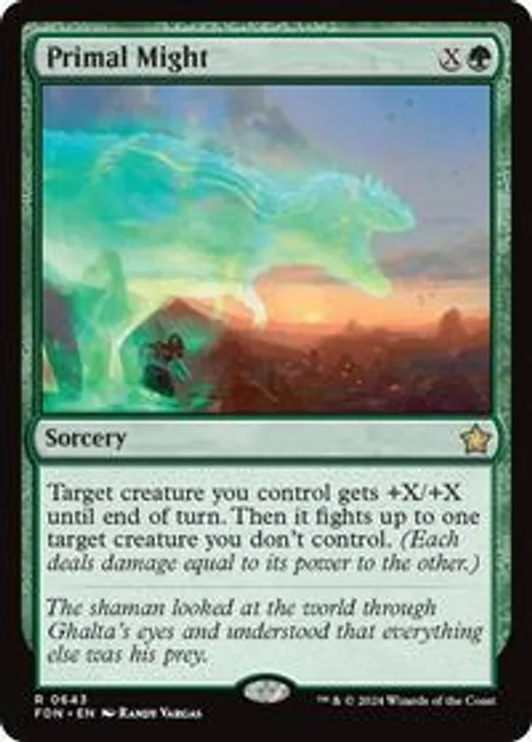 (image for) Primal Might (Foil)