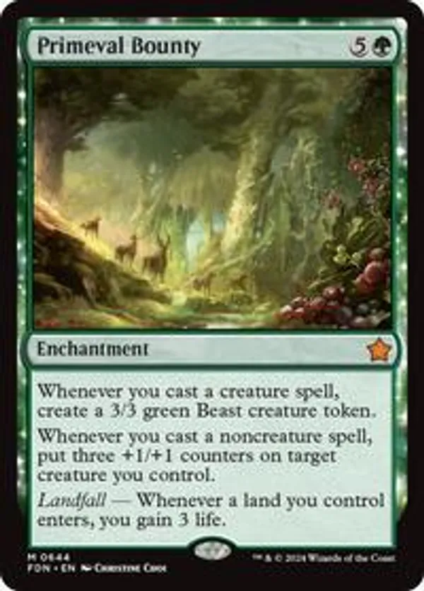(image for) Primeval Bounty (Foil)