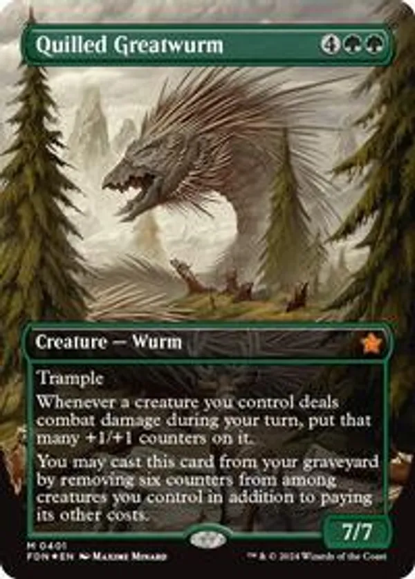 (image for) Quilled Greatwurm (Foil)