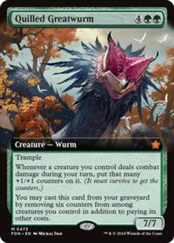 (image for) Quilled Greatwurm (Foil)
