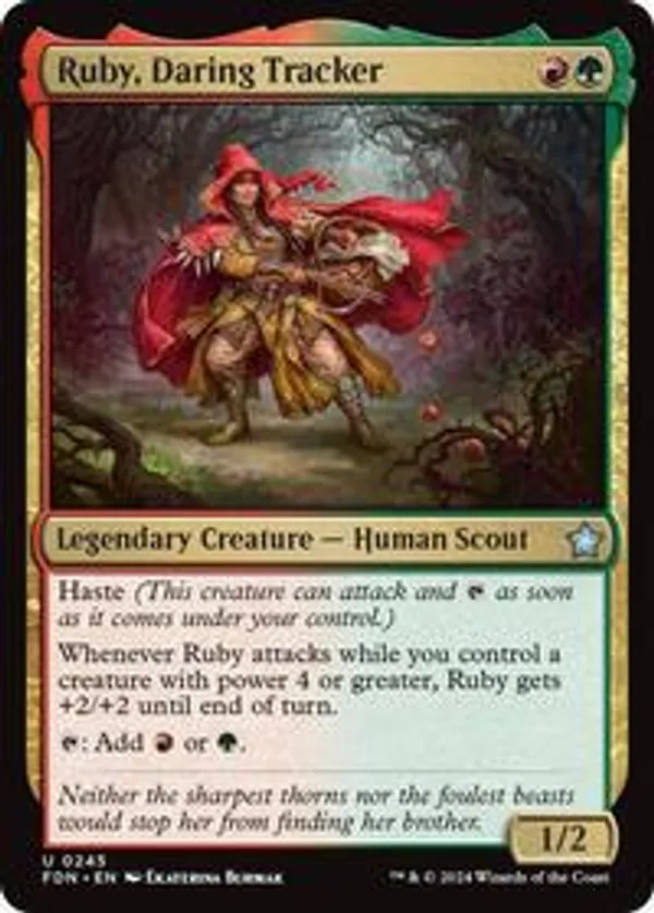(image for) Ruby, Daring Tracker (Foil)