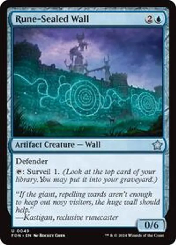 (image for) Rune-Sealed Wall (Foil)