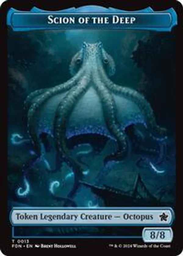 (image for) Scion of the Deep // Koma's Coil Doubled-Sided Token