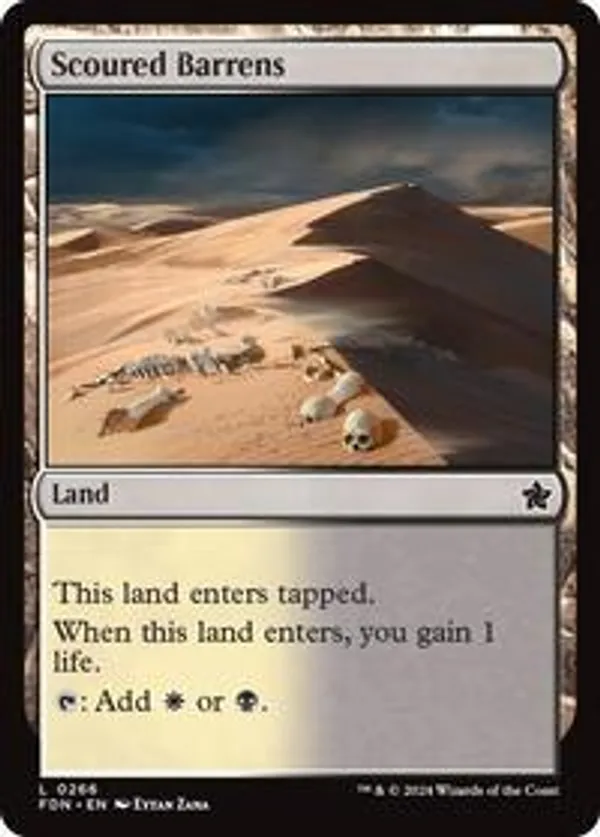 (image for) Scoured Barrens (Foil)