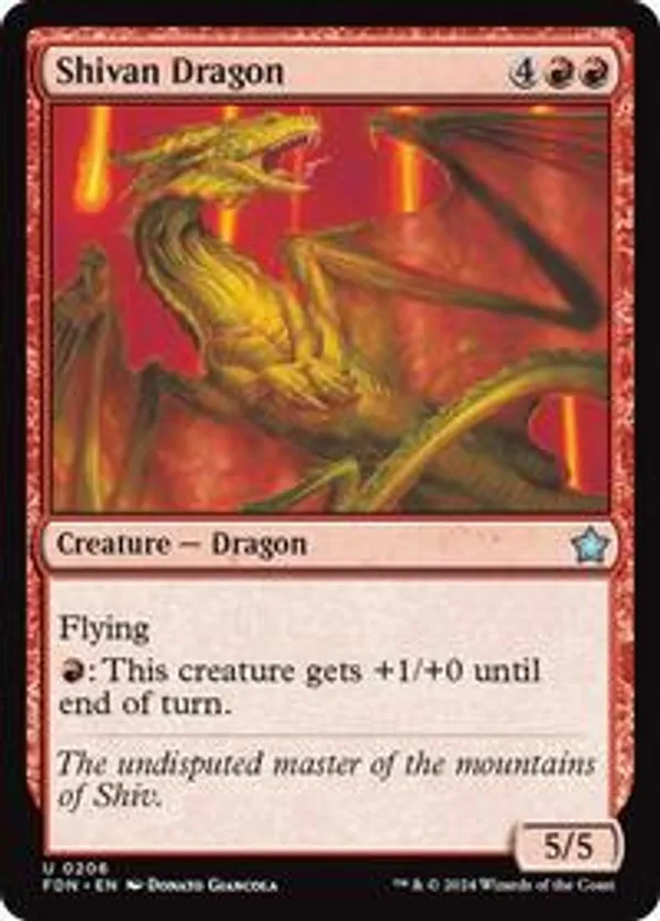 (image for) Shivan Dragon (Foil)