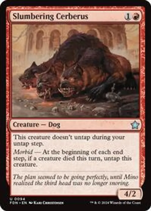 (image for) Slumbering Cerberus (Foil)