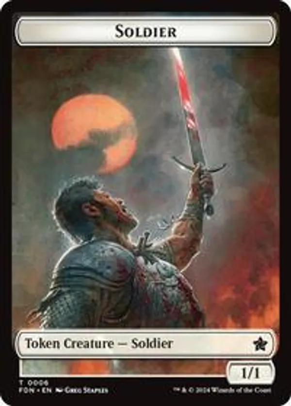 (image for) Soldier // Faerie Double-Sided Token
