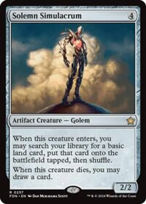 (image for) Solemn Simulacrum (Foil)