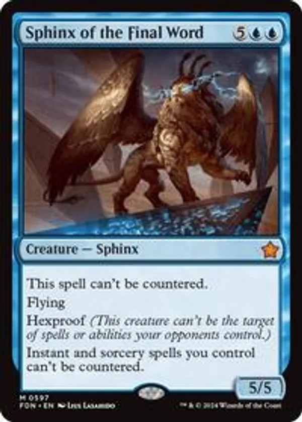 (image for) Sphinx of the Final Word