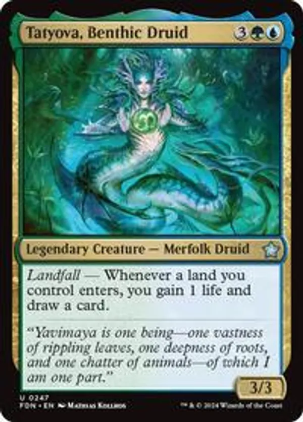 (image for) Tatyova, Benthic Druid (Foil)