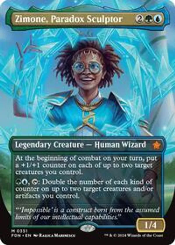 (image for) Zimone, Paradox Sculptor (Borderless)