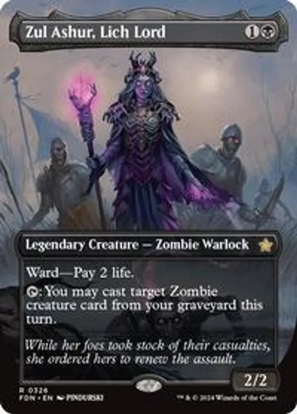 (image for) Zul Ashur, Lich Lord (Borderless)