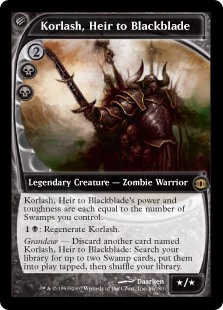 (image for) Korlash, Heir to Blackblade (Foil)