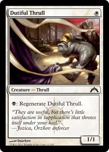 (image for) Dutiful Thrull (Foil)