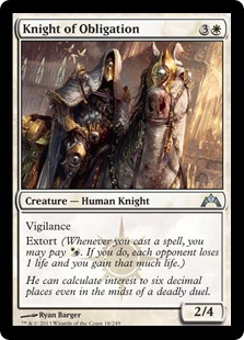 (image for) Knight of Obligation (Foil)