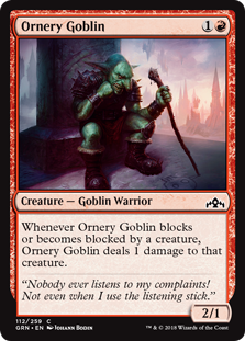 (image for) Ornery Goblin (Foil)