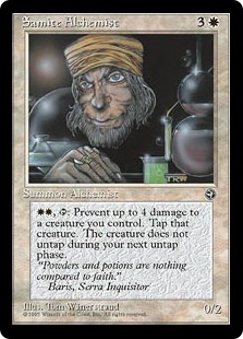 (image for) Samite Alchemist (Close up)