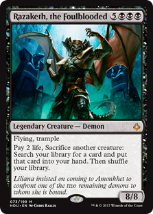 (image for) Razaketh, the Foulblooded (Foil)