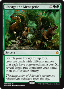 (image for) Uncage the Menagerie (Foil)