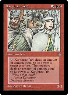 (image for) Karplusan Yeti