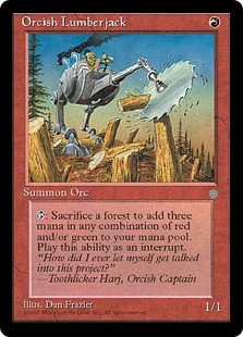 (image for) Orcish Lumberjack