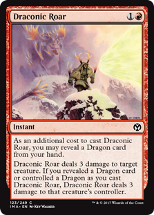 (image for) Draconic Roar (Foil)