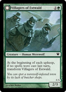 (image for) Villagers of Estwald // Howlpack of Estwald